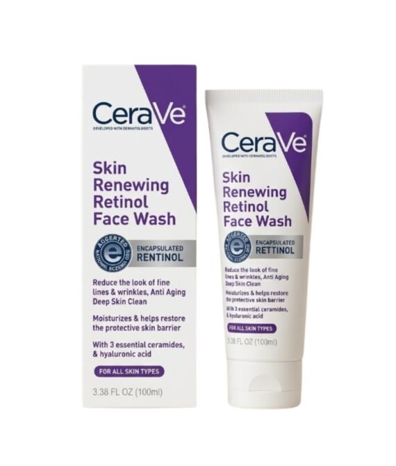 CeraVe Skin Renewing Retinol Face Wash – 3.38 oz