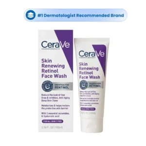 CeraVe Skin Renewing Retinol Face Wash – 3.38 oz