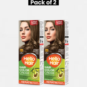 Pack of 2 Hello Hair – Hair Color Ash Brown 5.1