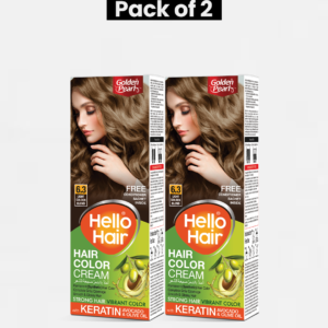 Pack of 2 Hello Hair – Hair Color Light Golden Blond 6.3