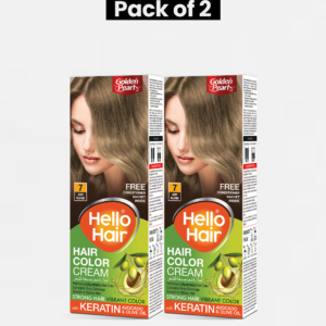 Pack of 2 Hello Hair – Hair Color Ash Blond 7