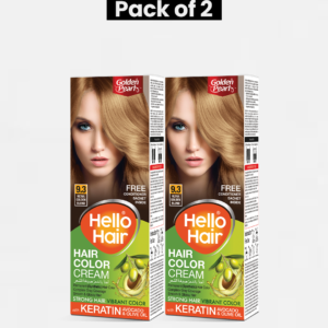 Pack of 2 Hello Hair – Hair Color Ultra Golden Blond 9.3