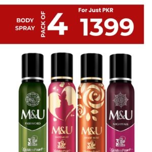 Signature Night Gas-Free Body Spray Bundle – Datenight, Nightfall, Desert Rose & Password