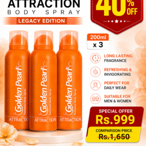 Pack of 3 Attraction Body Spray – Legacy Edition