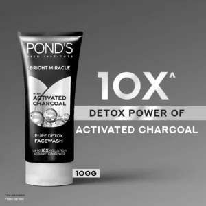 Pond’s Pure Detox Facewash – Activated Charcoal